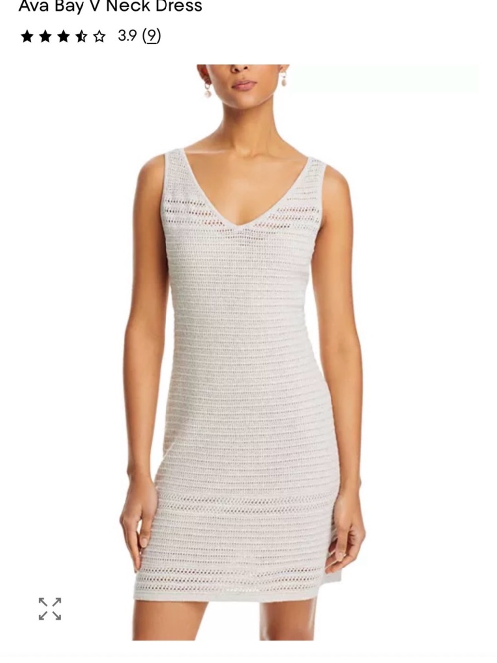 🤍 Tommy Bahama Ava Bay V-Neck Linen Crochet Dress 🤍